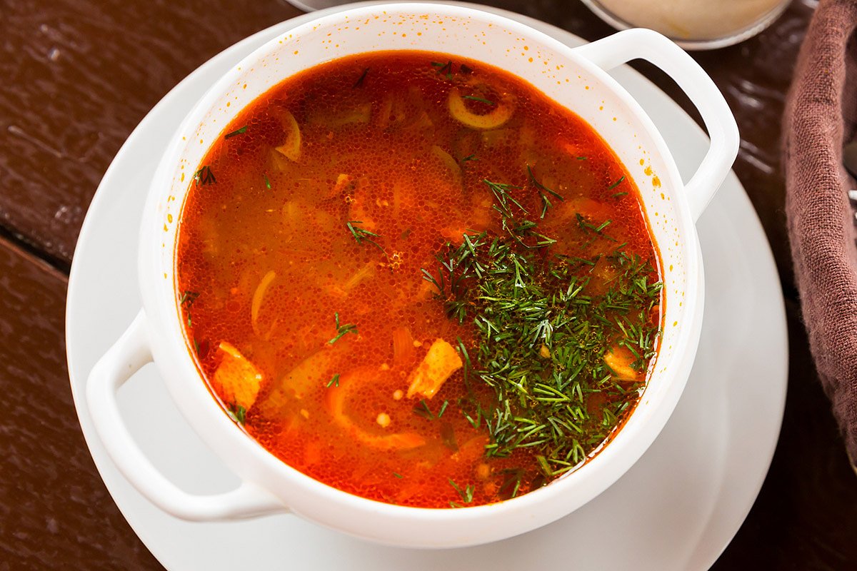 Классический рецепт мясной сборной солянки