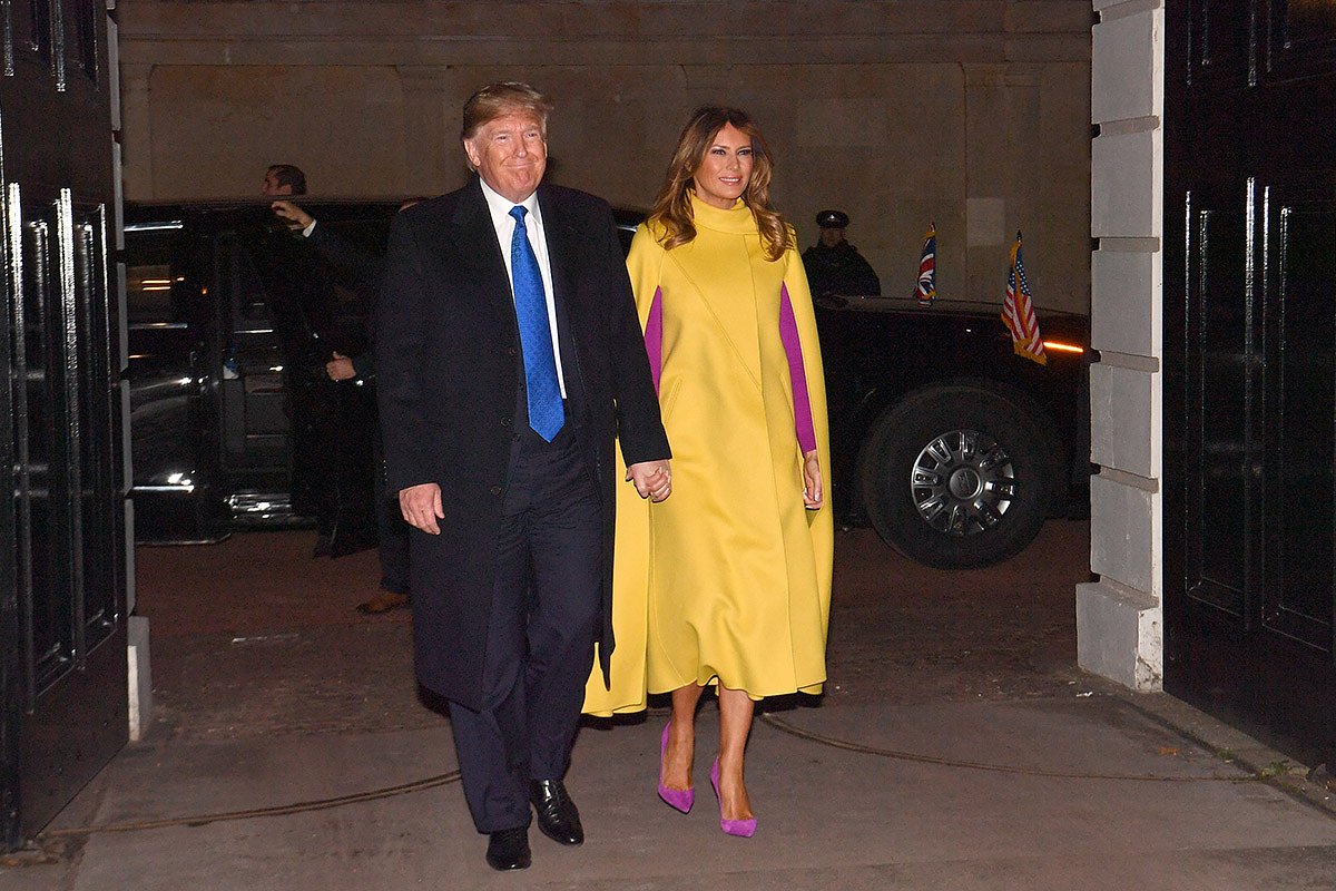 Мелания Трамп перед встречей с принцем Чарльзом в 2019 году