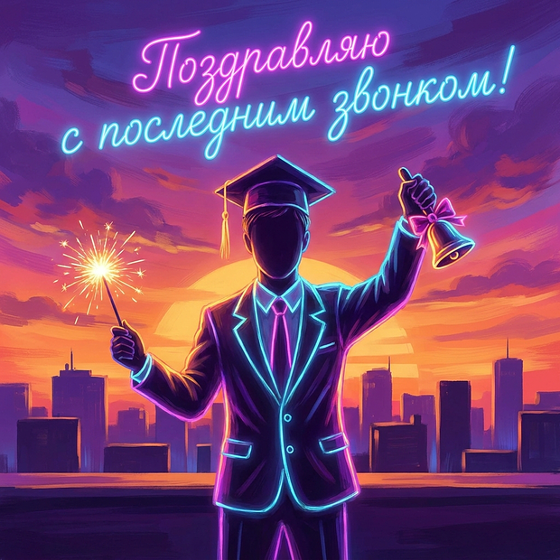 Красивая картинка с последним звонком
