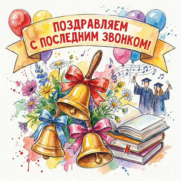 Красивая картинка с последним звонком
