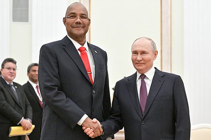 Путин встретился с президентом Сейшел