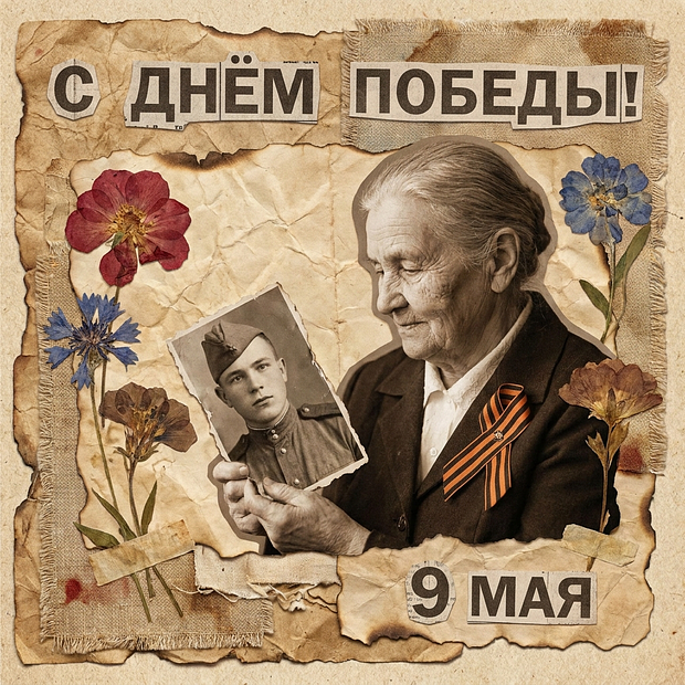 Скачать картинку с Днем Победы
