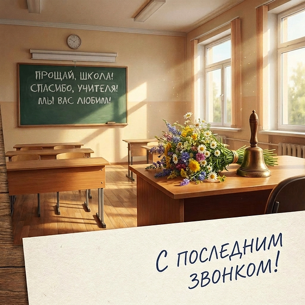 Картинка с последним звонком для одиннадцатиклассников