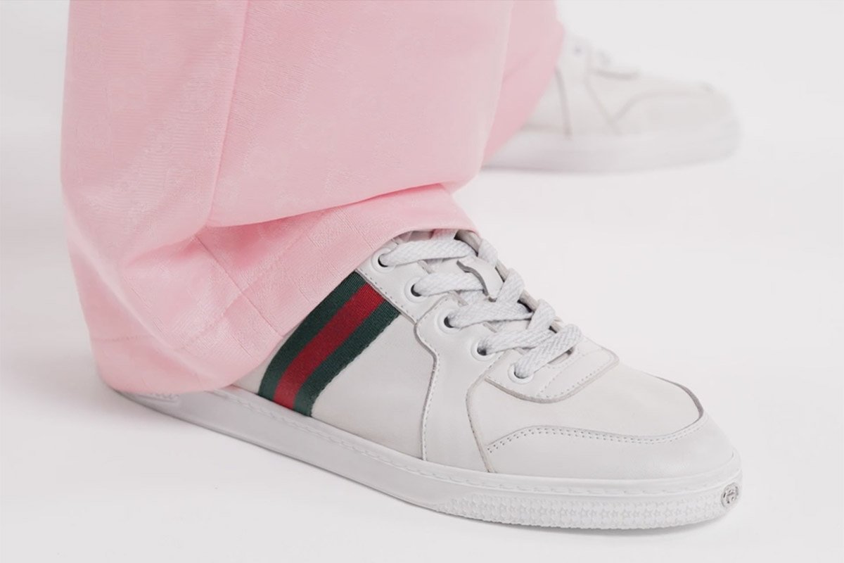 Кроссовки Stretch low-top от Gucci
