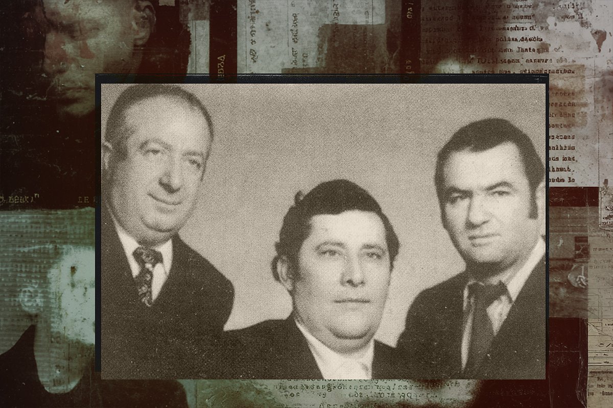 Слева направо: Обон Ереванский, Рафаэл Багдасарян (Сво Раф), Маелс Мкртчян (Кндо Маис)