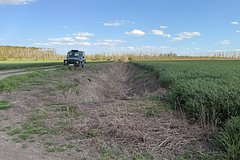На месте падения дрона