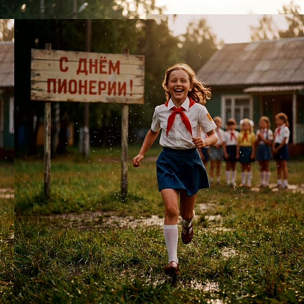 Открытка на День пионерии


