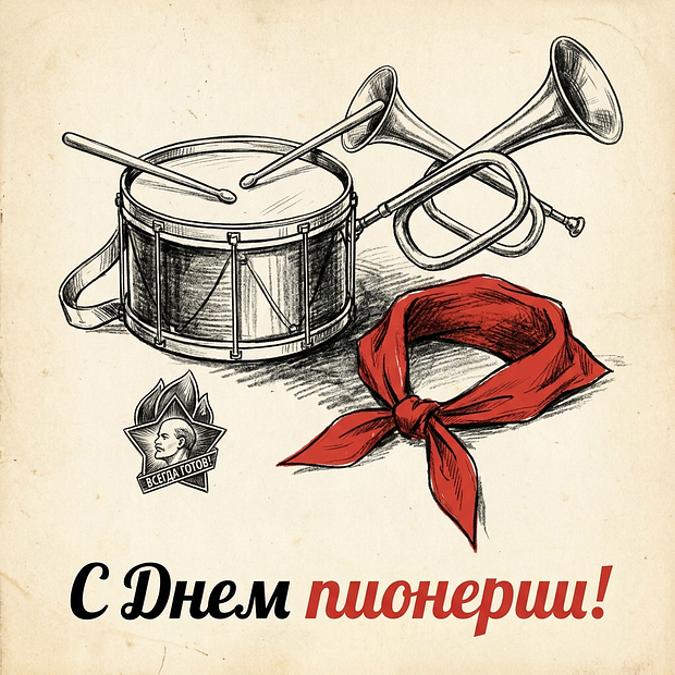 Картинка на День пионерии
