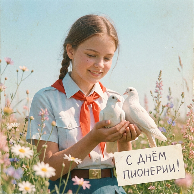 Красивая картинка на День пионерии
