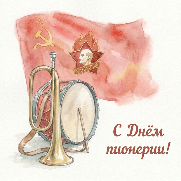 Бесплатная картинка на День пионерии