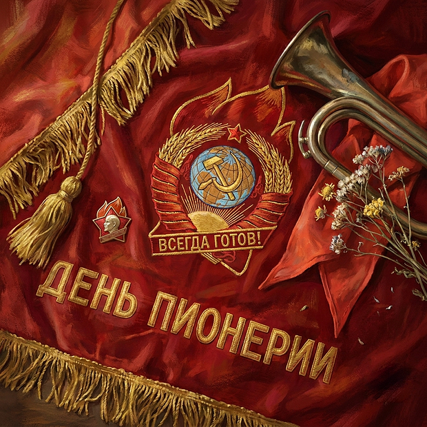 Картинка с Днем пионерии
