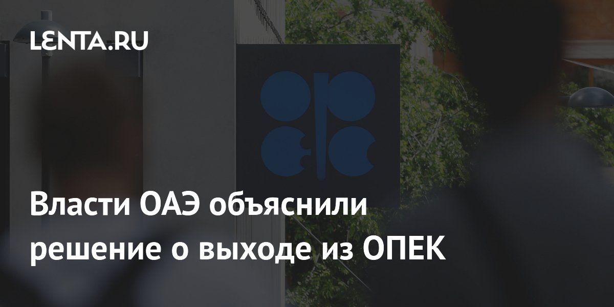 Власти ОАЭ объяснили решение о выходе из ОПЕК