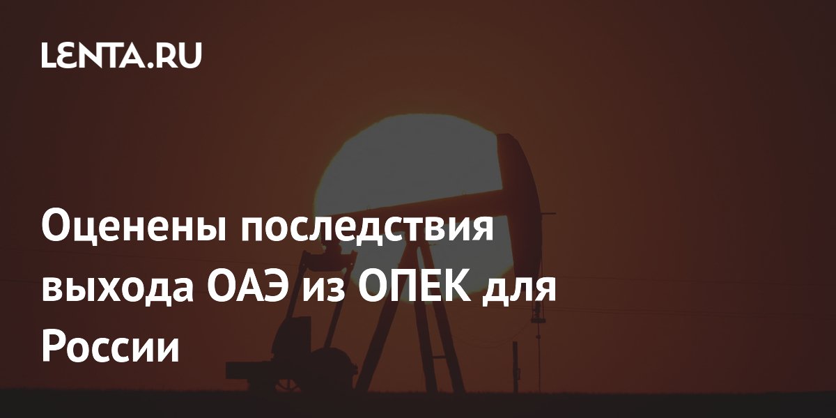 Оценены последствия выхода ОАЭ из ОПЕК для России