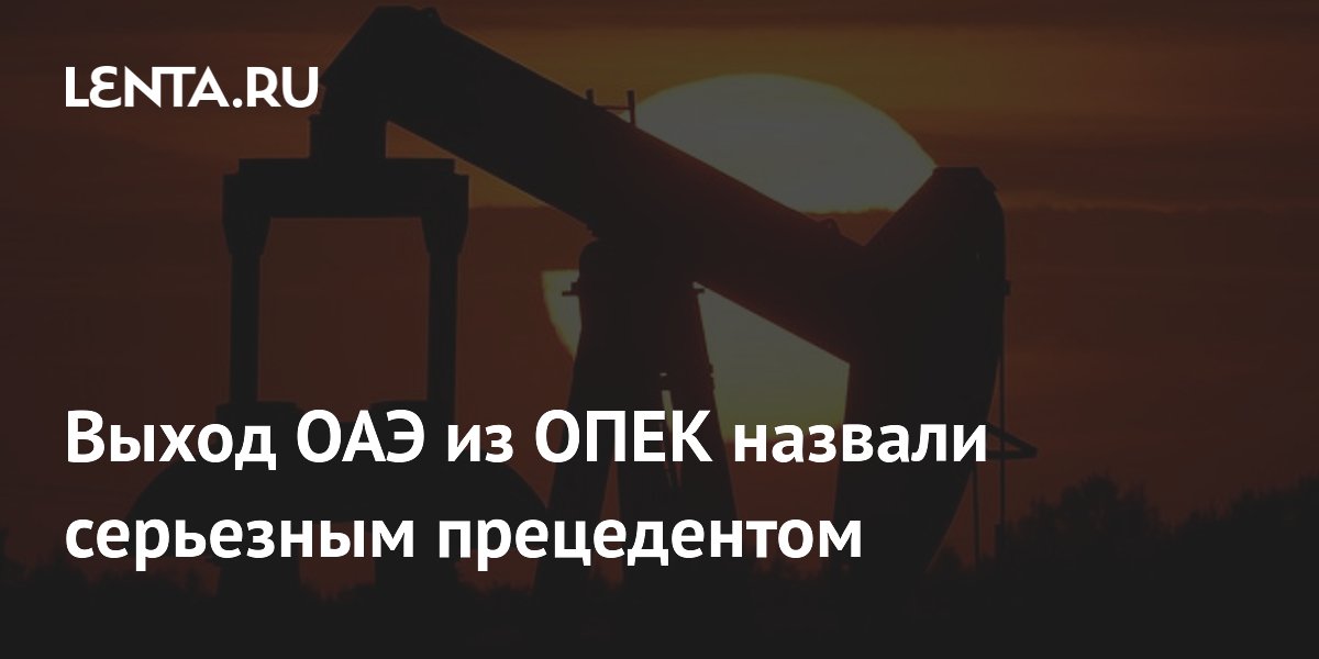 Выход ОАЭ из ОПЕК назвали серьезным прецедентом