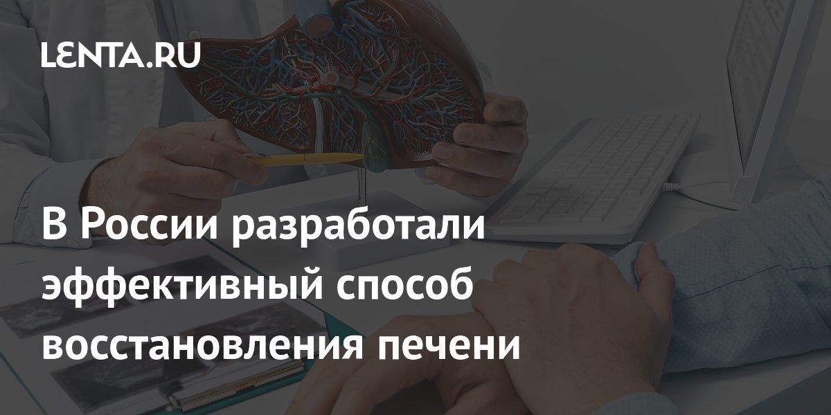В России разработали эффективный способ восстановления печени