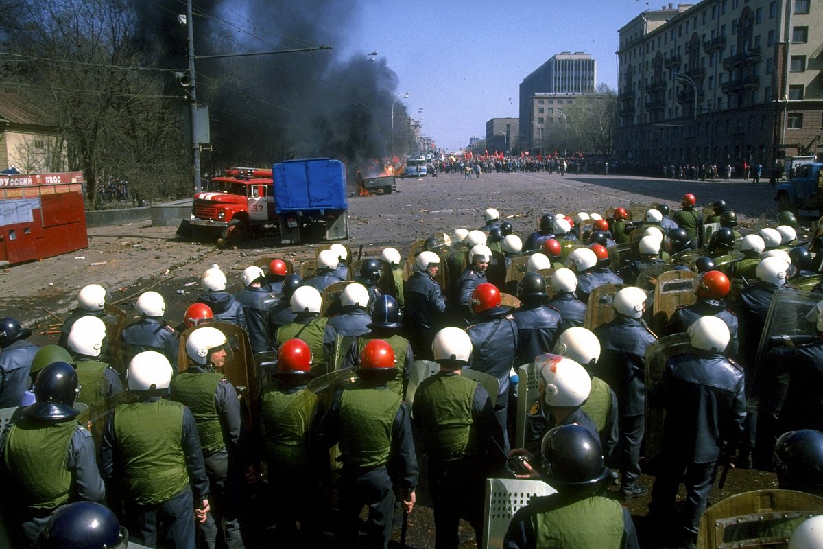 Беспорядки в Москве, 1 мая 1993 года.