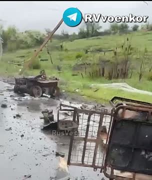 Груды сожженной украинской техники сняли на видео