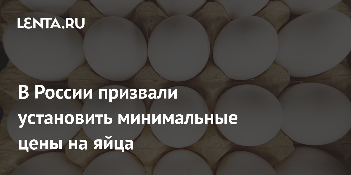 В России призвали установить минимальные цены на яйца