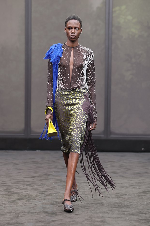 Вечерние мюли с плетеными вставками от Ferragamo