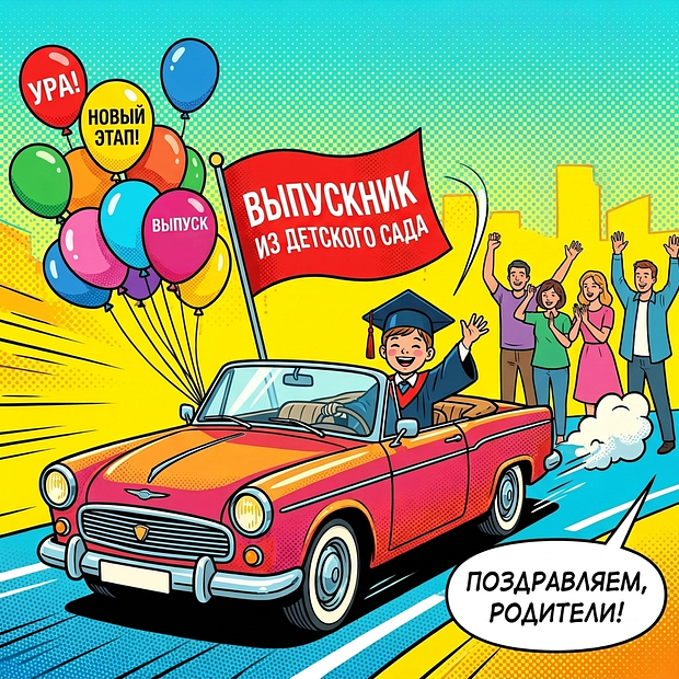 Бесплатная картинка на выпускной из детского сада