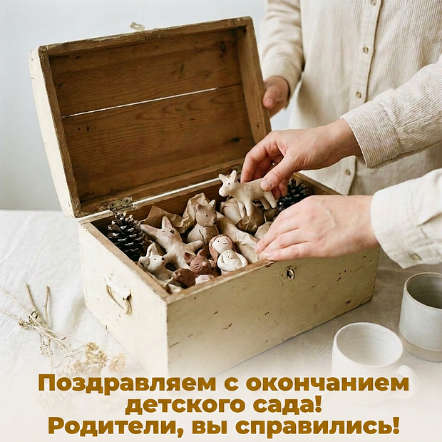 Скачать открытку на выпускной из детского сада