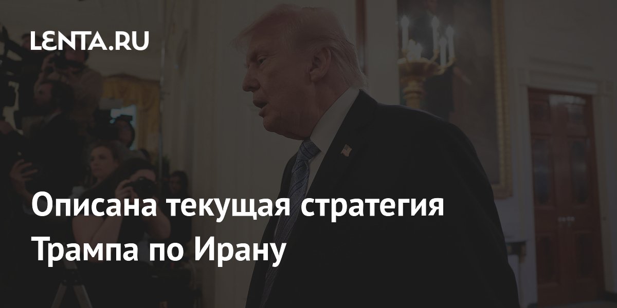 Описана текущая стратегия Трампа по Ирану