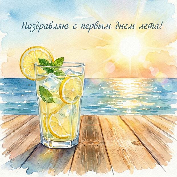 Картинка на первый день лета