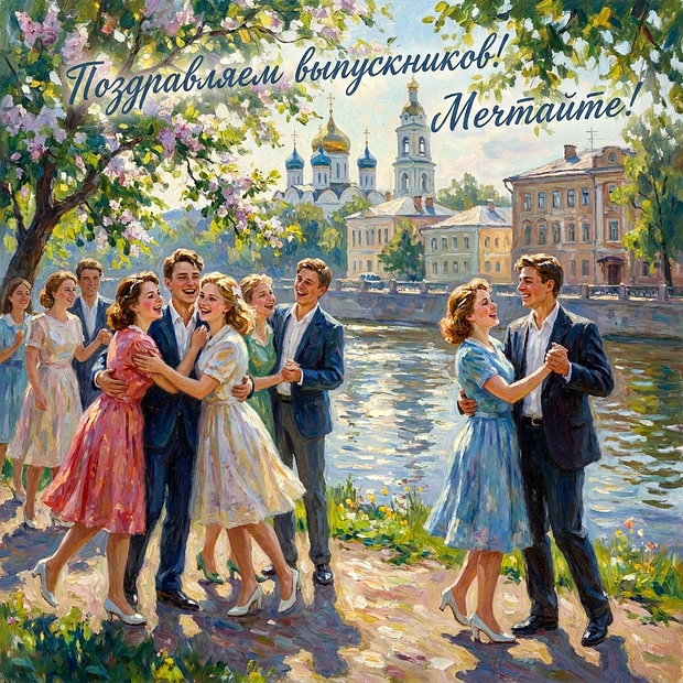 Картинка с теплыми словами на выпускной
