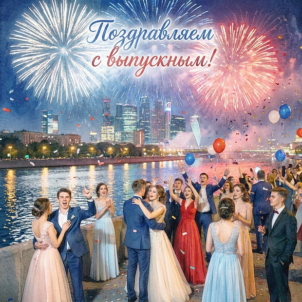 Картинка с теплыми словами на выпускной из старших классов
