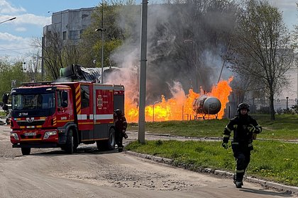 На Украине описали последствия прилета по складу боеприпасов под Харьковом