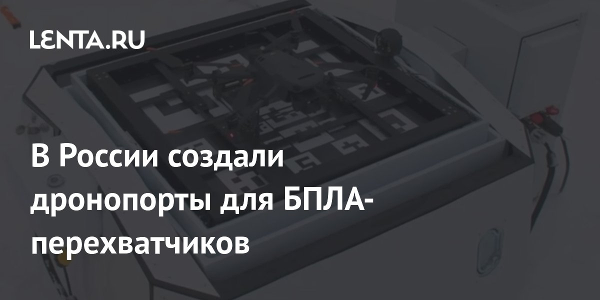 В России создали дронопорты для БПЛА-перехватчиков