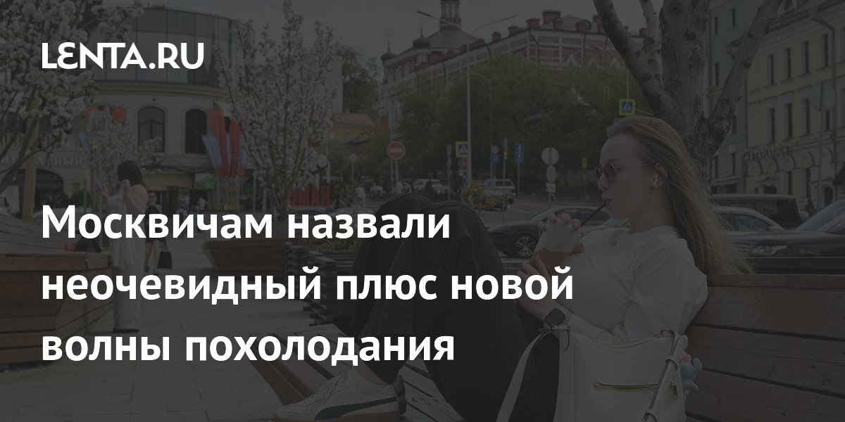 Москвичам назвали неочевидный плюс новой волны похолодания