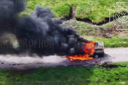 Мощное уничтожение пикапов ВСУ российскими дроноводами попало на видео