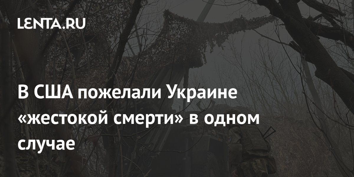 В США пожелали Украине «жестокой смерти» в одном случае