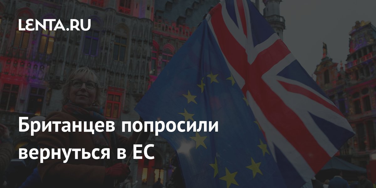 Британцев попросили вернуться в ЕС