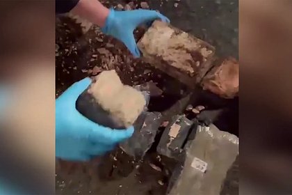 Кирпичи с наркотиками появились на улицах российского региона