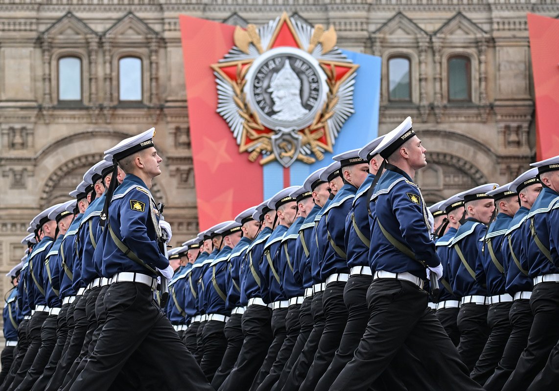 Военный парад в Москве в честь 81-й годовщины Победы в Великой Отечественной войне
