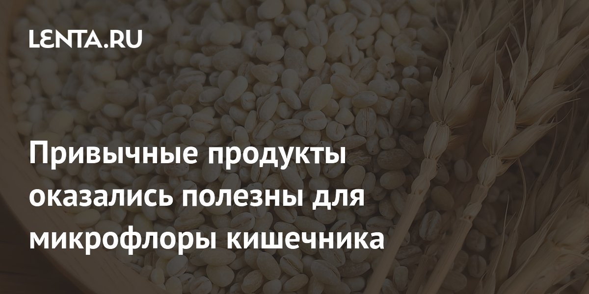 Привычные продукты оказались полезны для микрофлоры кишечника