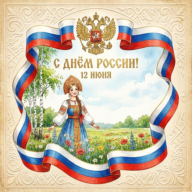 Картинка на День России

