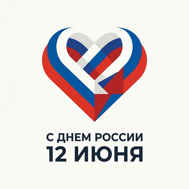 Бесплатная открытка с Днем России
