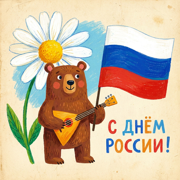 Картинка с Днем России
