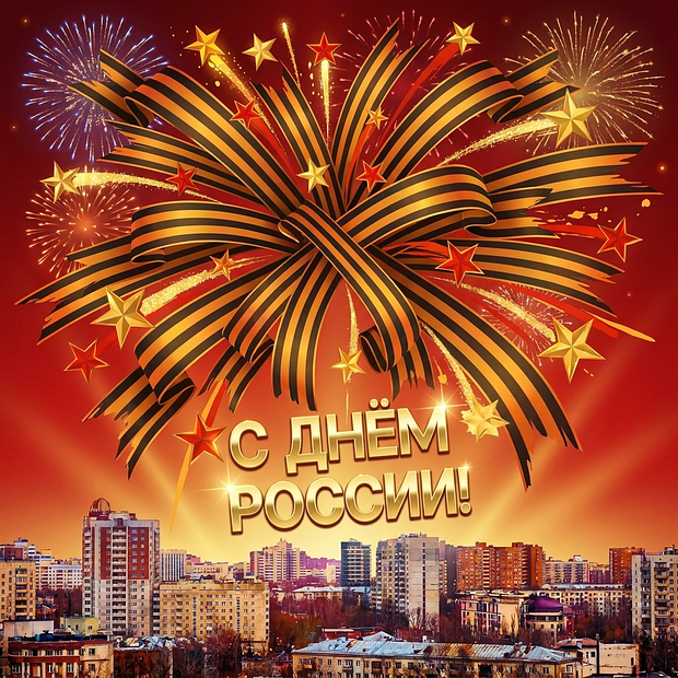 Бесплатная картинка на День России
