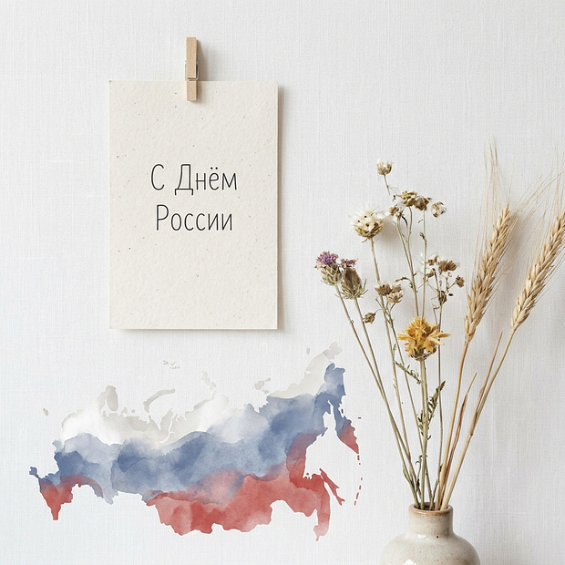 Открытки с Днем России

