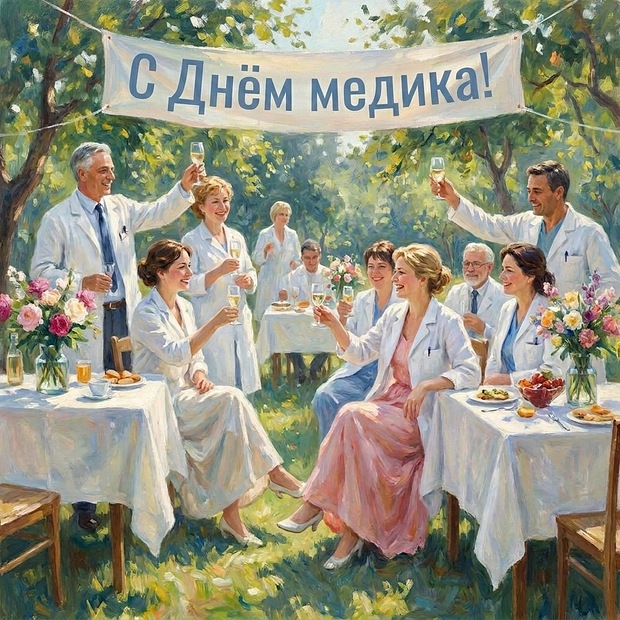 Картинка с Днем медика
