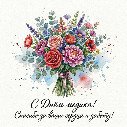Открытка на День медика