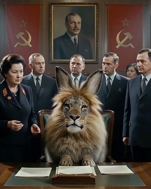 Черемша с шапкой на голове