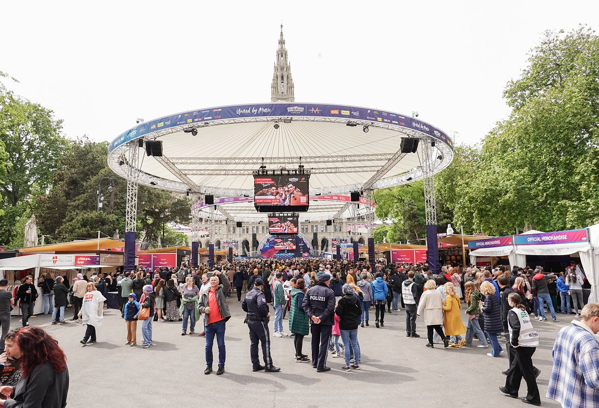 Eurovision Village — бесплатная фан-зона для жителей и гостей Вены, которые хотят посмотреть «Евровидение-2026»