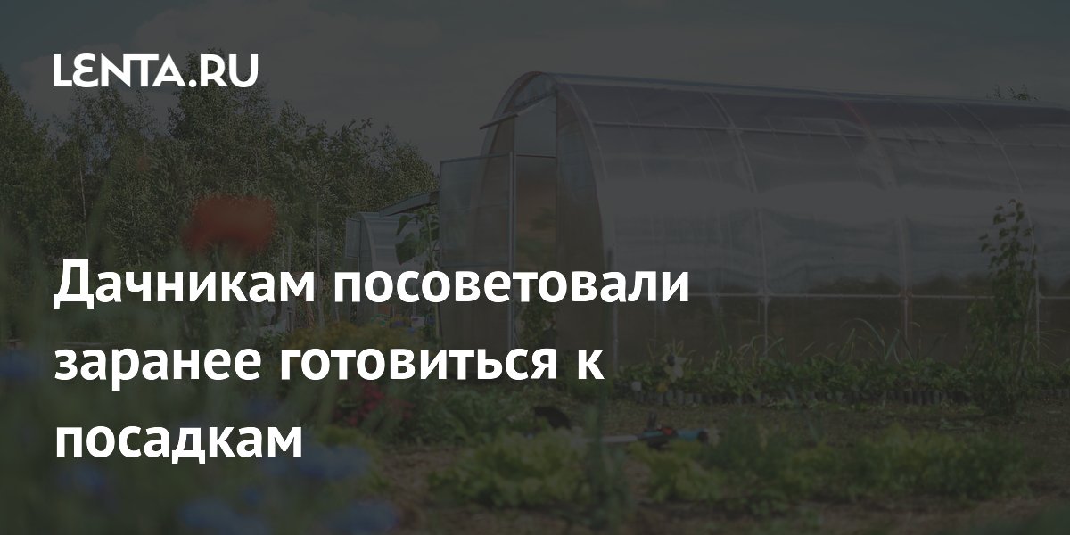 Дачникам посоветовали заранее готовиться к посадкам