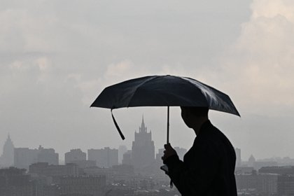 Москвичей предупредили о сильном ливне