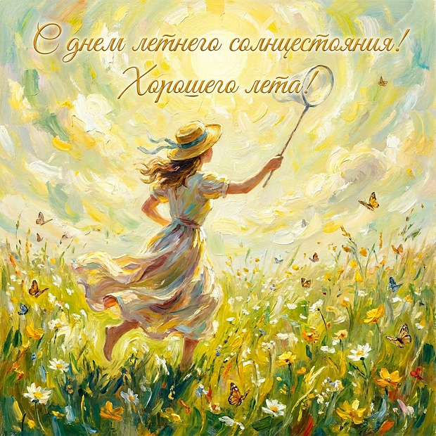 Красивая картинка с днем летнего солнцестояния